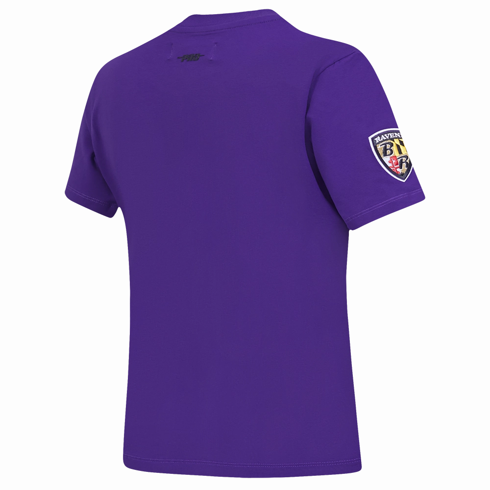 NFL BALTIMORE RAVENS CLASSIC WOMEN'S SJ SLIM FIT TEE (PURPLE)