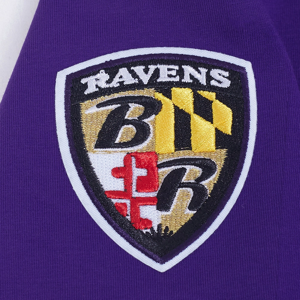 NFL BALTIMORE RAVENS CLASSIC WOMEN'S SJ SLIM FIT TEE (PURPLE)