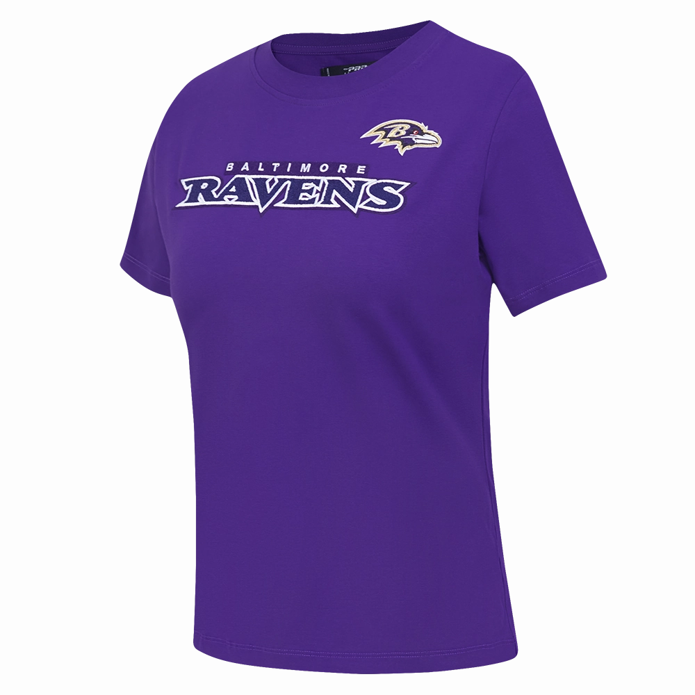 NFL BALTIMORE RAVENS CLASSIC WOMEN'S SJ SLIM FIT TEE (PURPLE)