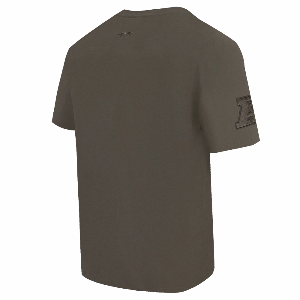 NFL BALTIMORE RAVENS NEUTRAL MEN'S DROP SHOULDER TEE (DARK TAUPE)