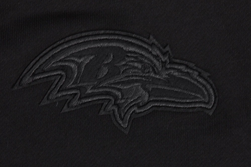 NFL BALTIMORE RAVENS NEUTRAL WOMEN'S CREWNECK (BLACK)