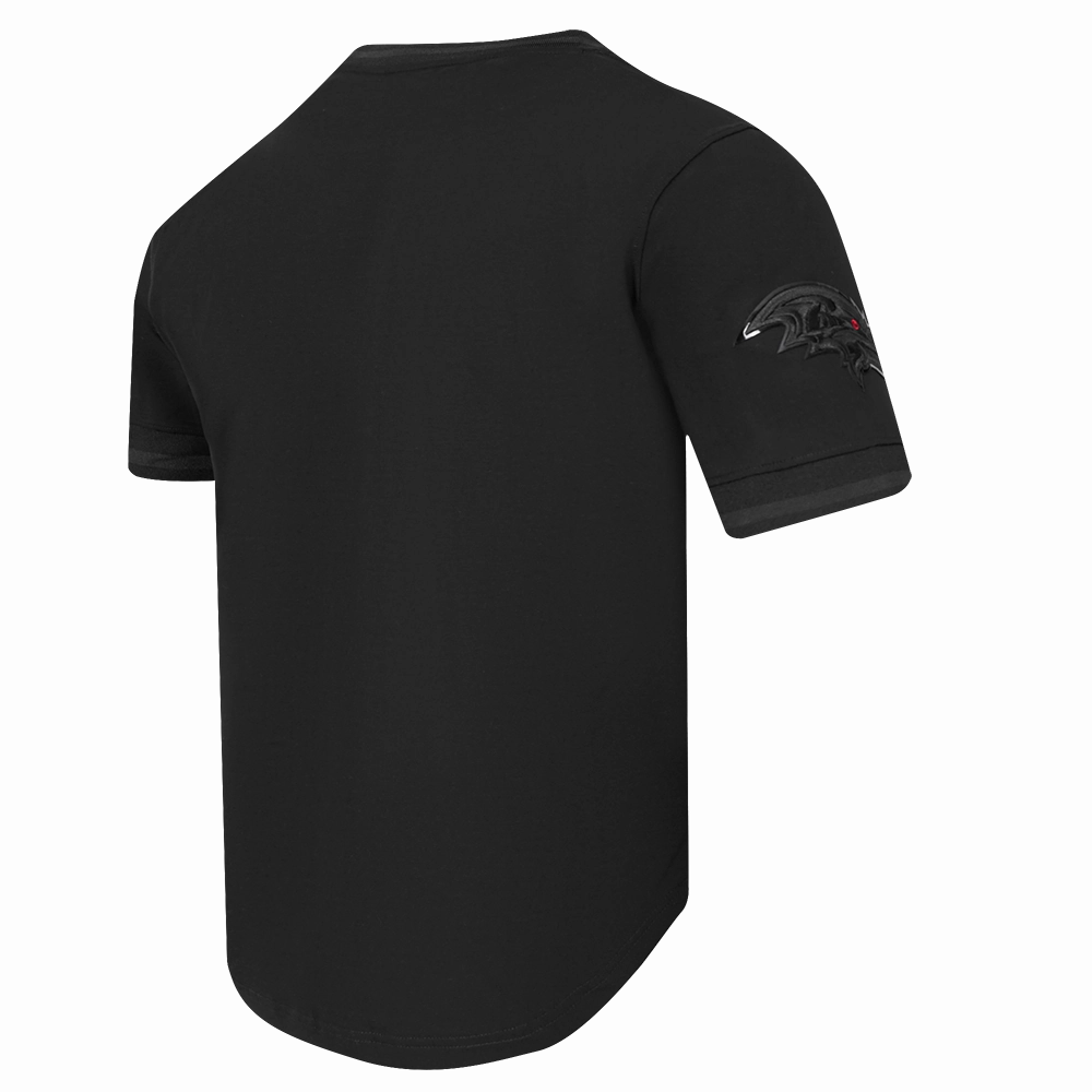 NFL BALTIMORE RAVENS TRIPLE BLACK MEN'S LOGO PRO TEAM SHORT SLEEVE (TRIPLE BLACK MEN'S)