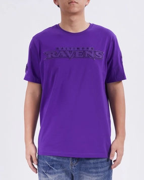 NFL BALTIMORE RAVENS TRIPLE TONAL SJ TEE (PURPLE)