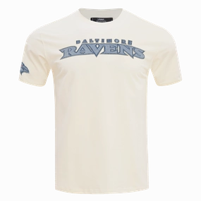 NFL BALTIMORE RAVENS VARSITY BLUES MEN'S TEE (LINEN)