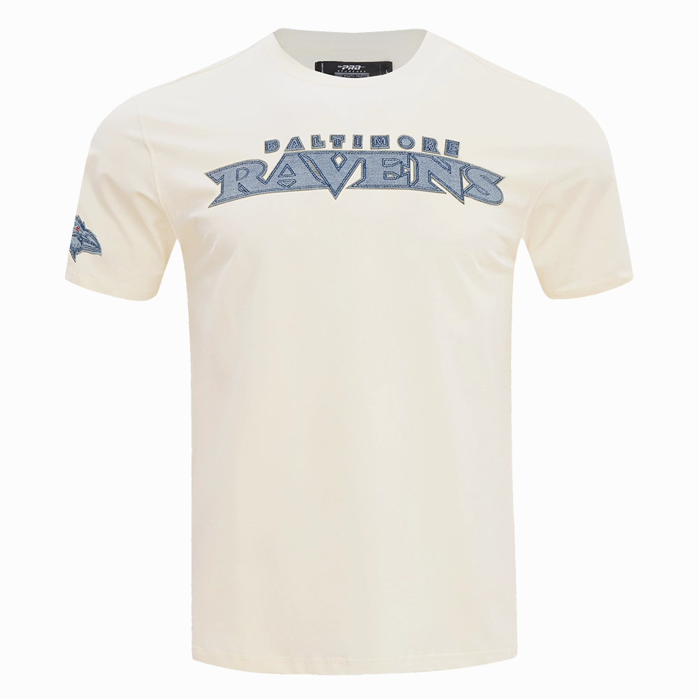 NFL BALTIMORE RAVENS VARSITY BLUES MEN'S TEE (LINEN)