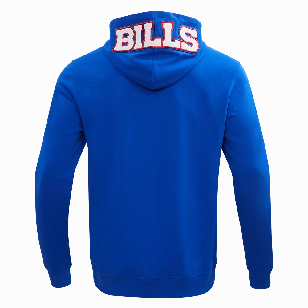 NFL BUFFALO BILLS CLASSIC CHENILLE FULL ZIP HOODIE  (ROYAL BLUE)