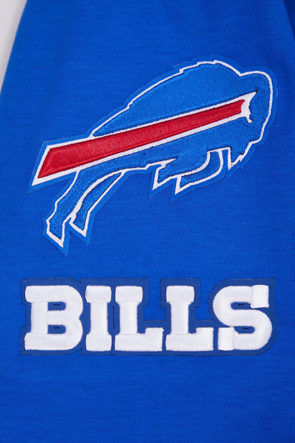 NFL BUFFALO BILLS CLASSIC CHENILLE FULL ZIP HOODIE  (ROYAL BLUE)