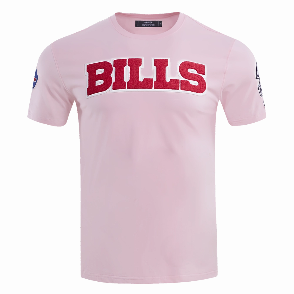 NFL BUFFALO BILLS CLASSIC CHENILLE MEN'S TEE (PINK)