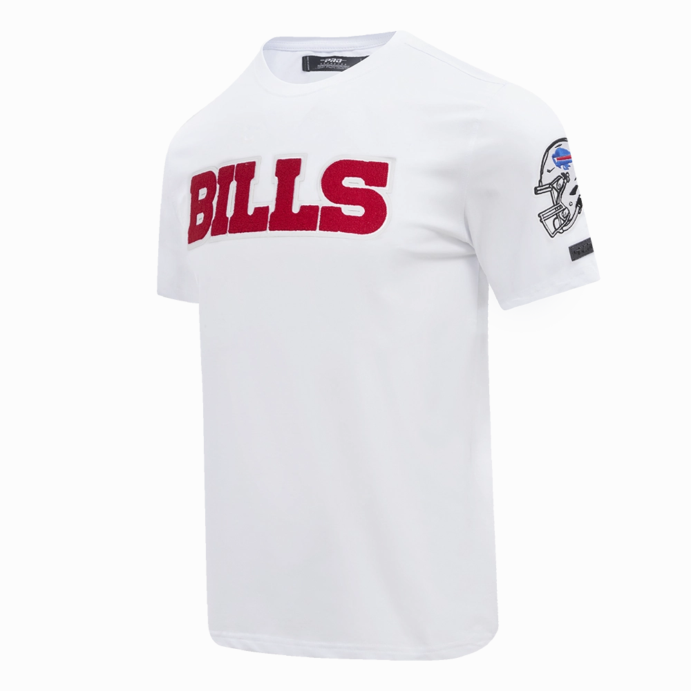 NFL BUFFALO BILLS CLASSIC CHENILLE MEN'S TEE (WHITE)
