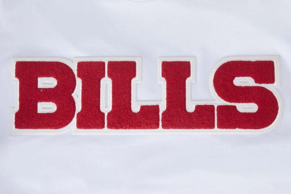 NFL BUFFALO BILLS CLASSIC CHENILLE MEN'S TEE (WHITE)