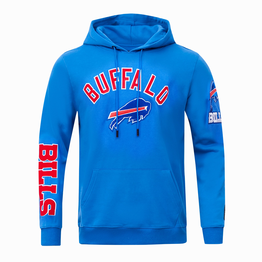NFL BUFFALO BILLS CLASSIC MEN'S PULLOVER HOODIE (ROYAL BLUE)