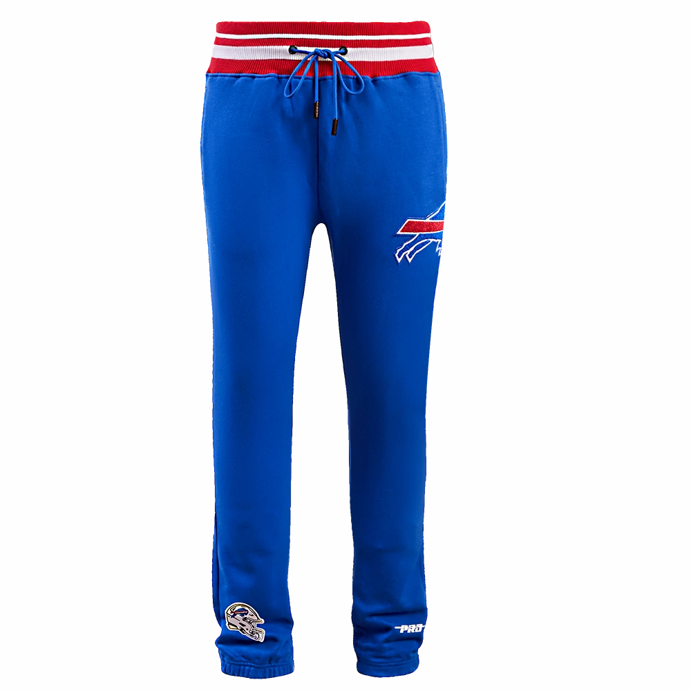 NFL BUFFALO BILLS MASHUP MEN'S RIB SWEATPANT (ROYAL BLUE/RED)