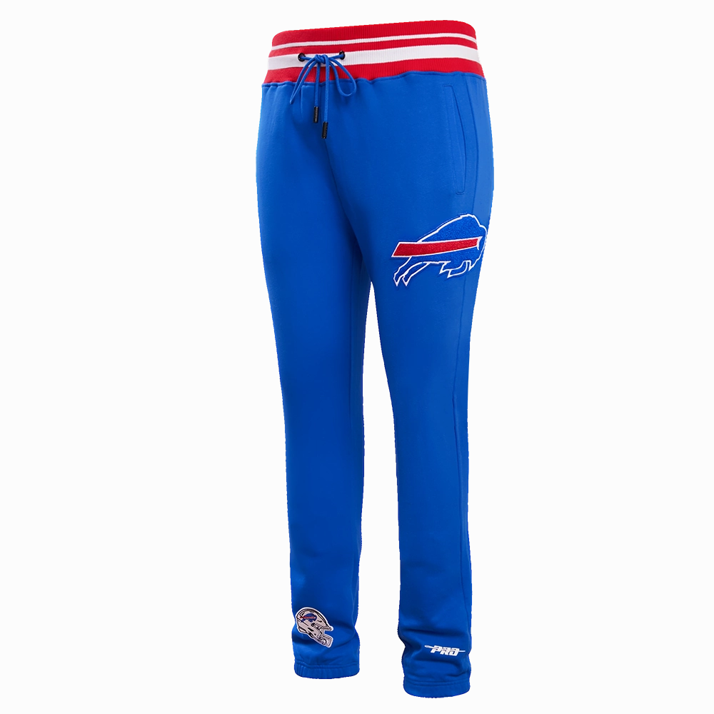 NFL BUFFALO BILLS MASHUP MEN'S RIB SWEATPANT (ROYAL BLUE/RED)