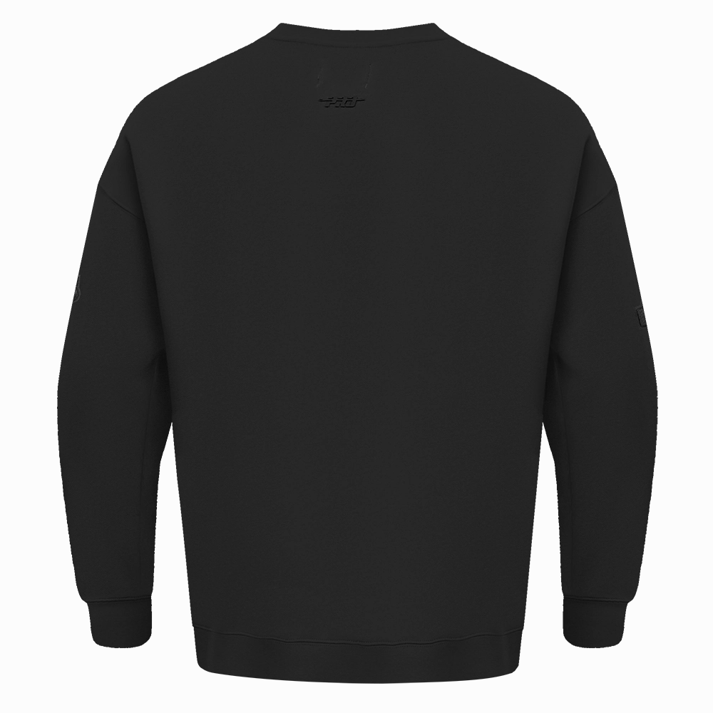 NFL BUFFALO BILLS NEUTRAL DROP SHOULDER MEN'S CREWNECK (BLACK)