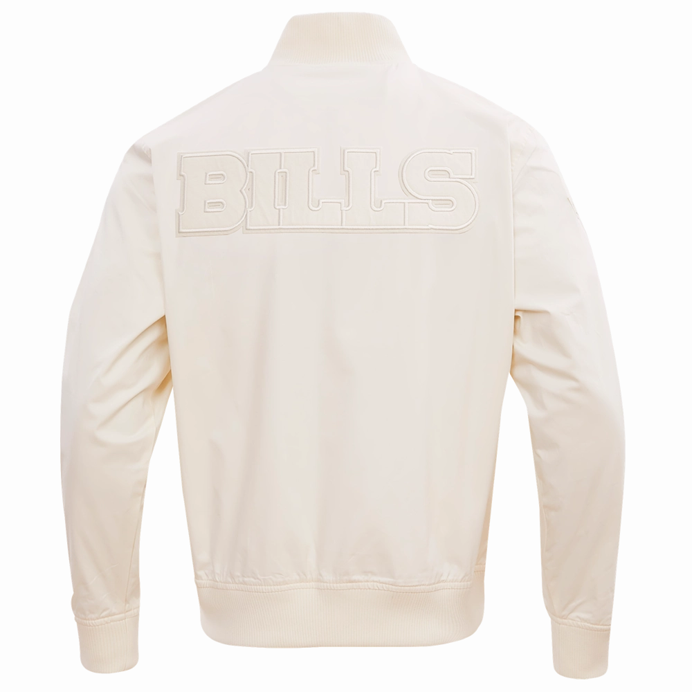 NFL BUFFALO BILLS NEUTRAL MEN'S TWILL JACKET (EGGSHELL)