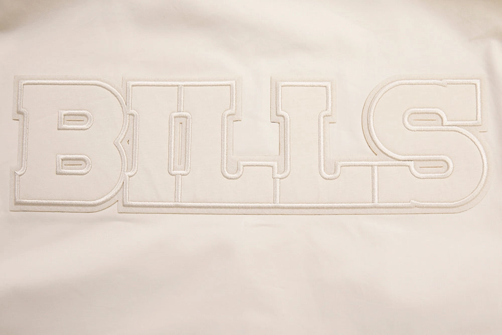 NFL BUFFALO BILLS NEUTRAL MEN'S TWILL JACKET (EGGSHELL)