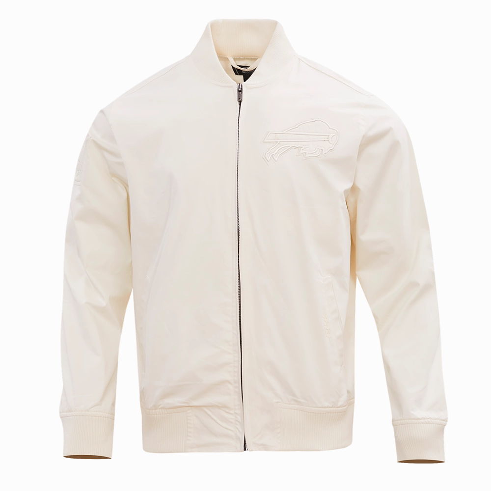 NFL BUFFALO BILLS NEUTRAL MEN'S TWILL JACKET (EGGSHELL)