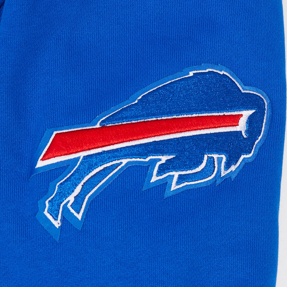 NFL BUFFALO BILLS OLD ENGLISH MEN'S CREWNECK (ROYAL BLUE)
