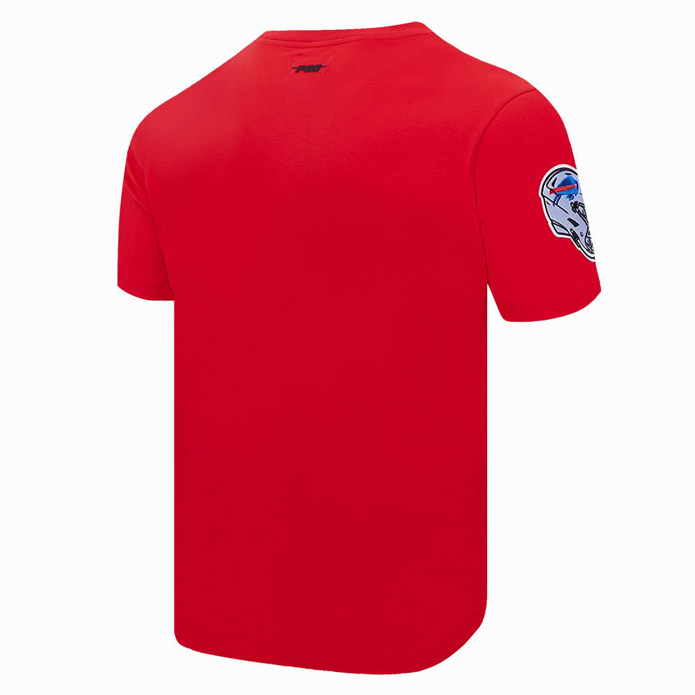 NFL BUFFALO BILLS OLD ENGLISH MEN'S TEE (RED)