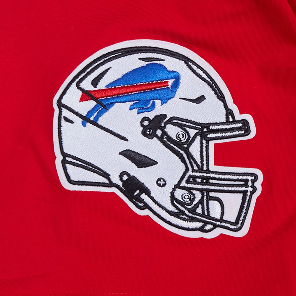 NFL BUFFALO BILLS OLD ENGLISH MEN'S TEE (RED)
