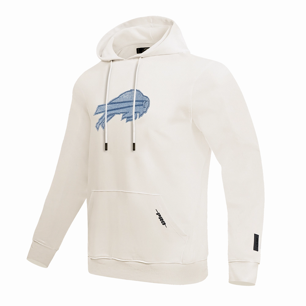 NFL BUFFALO BILLS VARSITY BLUES MEN'S PULLOVER HOODIE (LINEN)