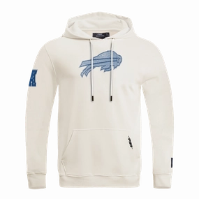NFL BUFFALO BILLS VARSITY BLUES MEN'S PULLOVER HOODIE (LINEN)
