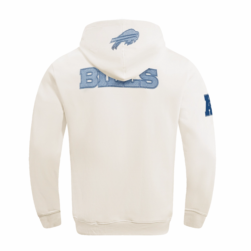 NFL BUFFALO BILLS VARSITY BLUES MEN'S PULLOVER HOODIE (LINEN)