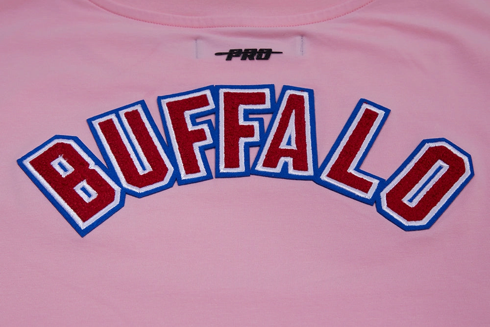 NFL BUFFLO BILLS CLASSIC WOMEN'S BOXY TEE (PINK)