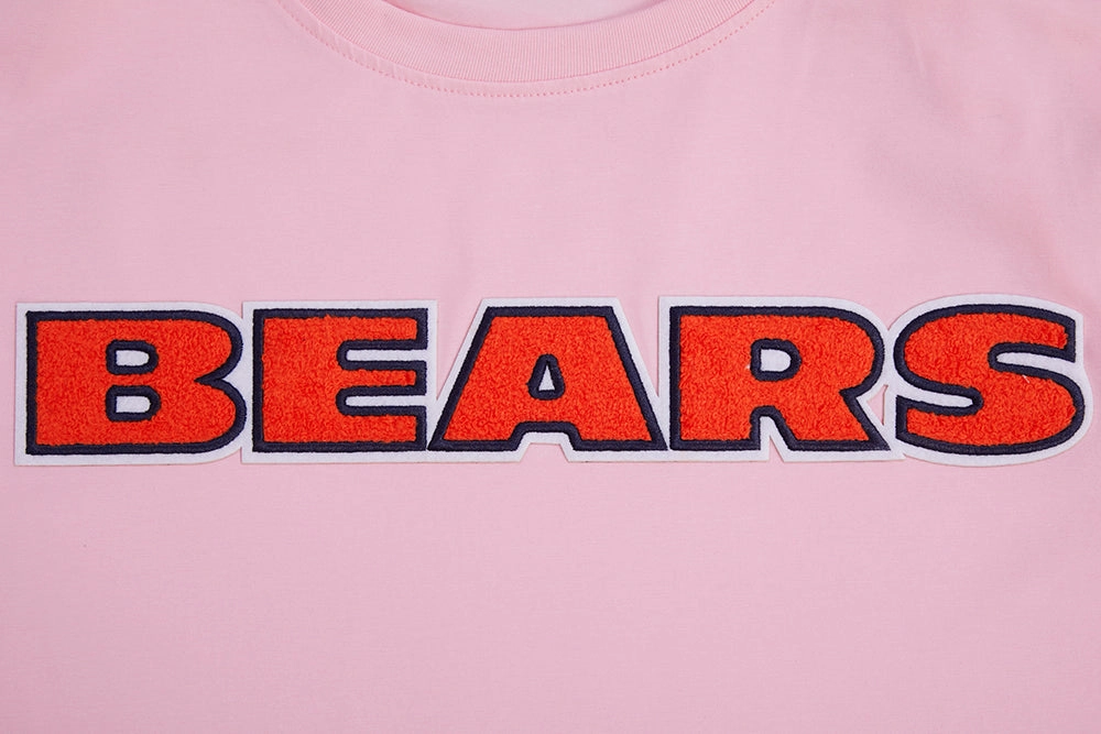 NFL CHICAGO BEARS CLASSIC CHENILLE MEN'S TEE (PINK)