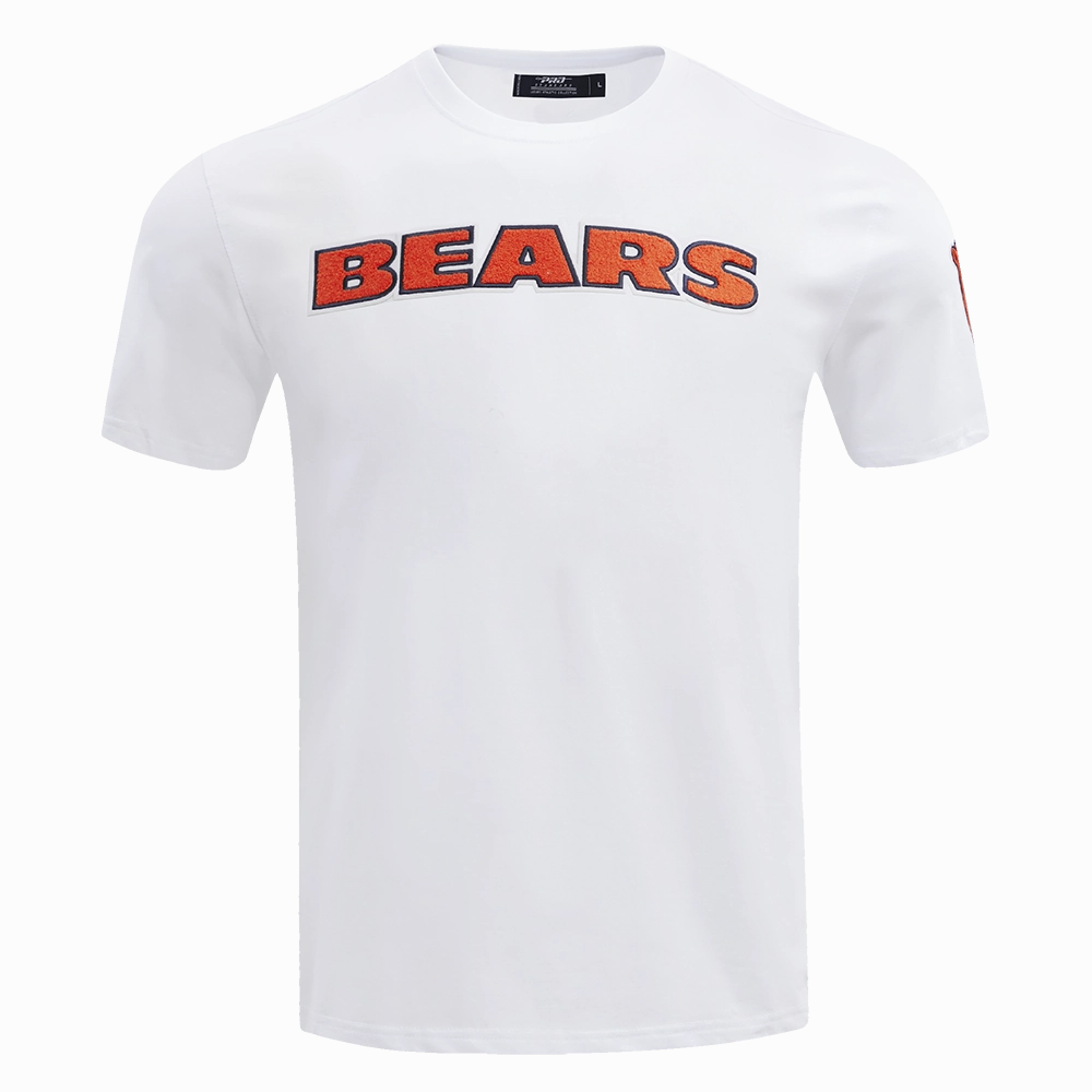 NFL CHICAGO BEARS CLASSIC CHENILLE MEN'S TEE (WHITE)