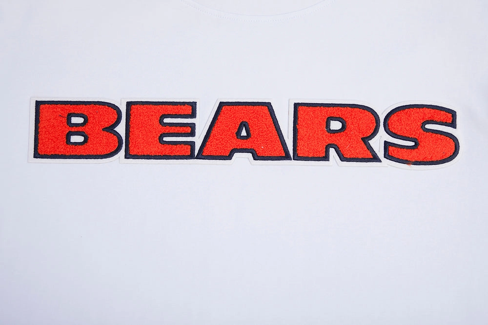 NFL CHICAGO BEARS CLASSIC CHENILLE MEN'S TEE (WHITE)