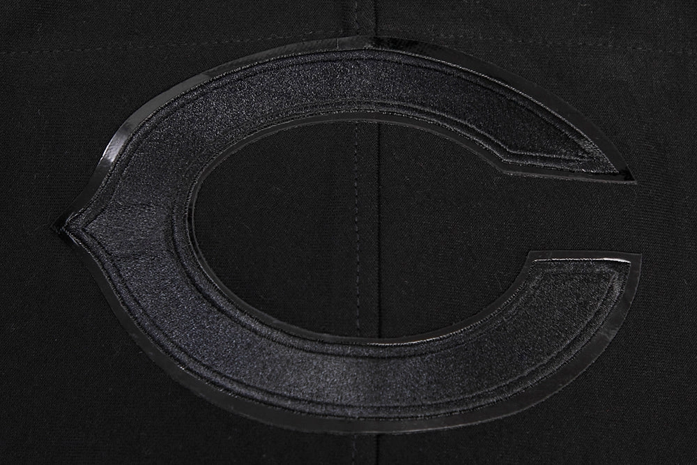 NFL CHICAGO BEARS TRIPLE BLACK MEN'S PULLOVER HOODIE (TRIPLE BLACK)
