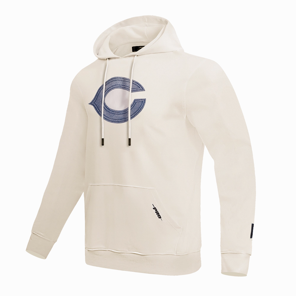 NFL CHICAGO BEARS VARSITY BLUES MEN'S PULLOVER HOODIE (LINEN)