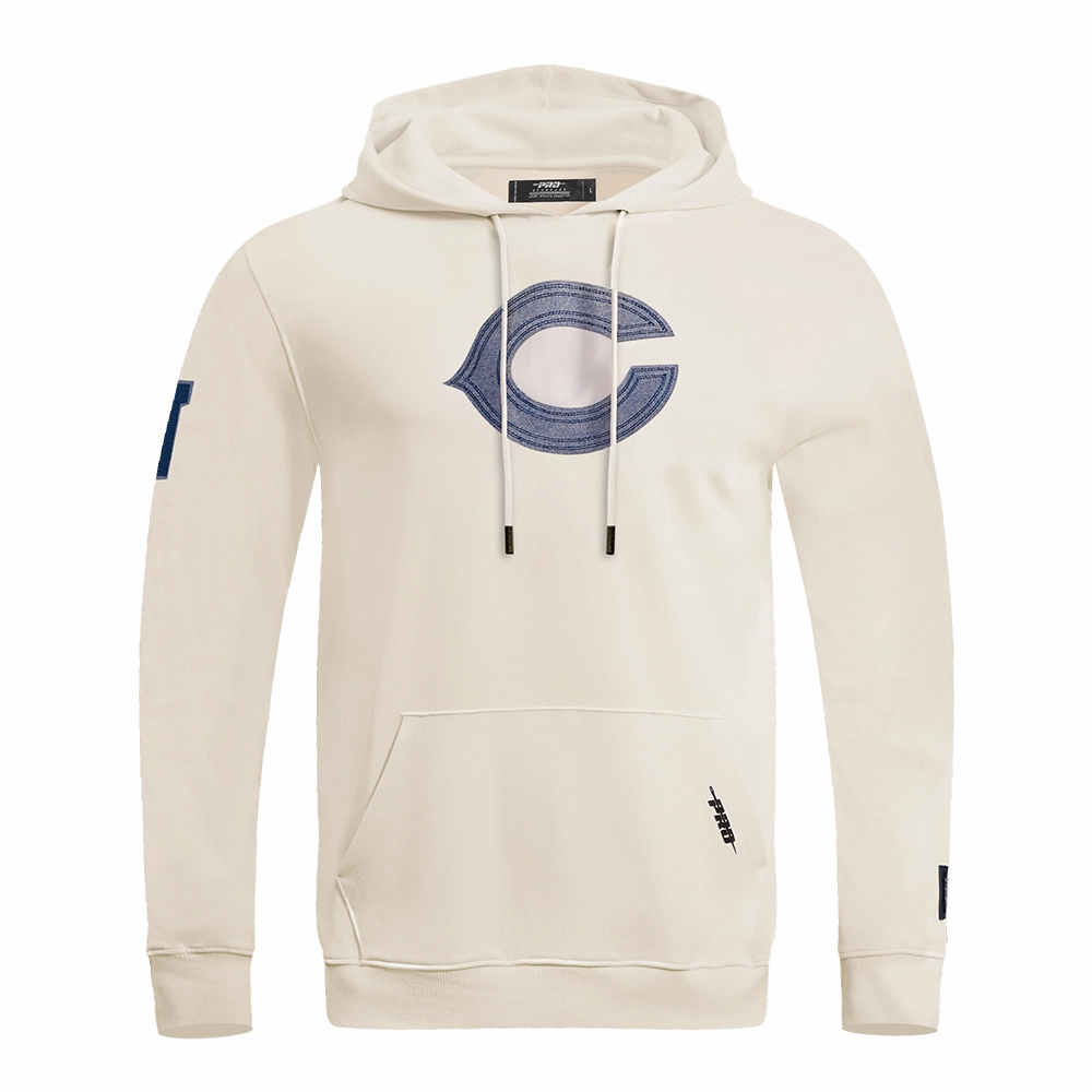 NFL CHICAGO BEARS VARSITY BLUES MEN'S PULLOVER HOODIE (LINEN)