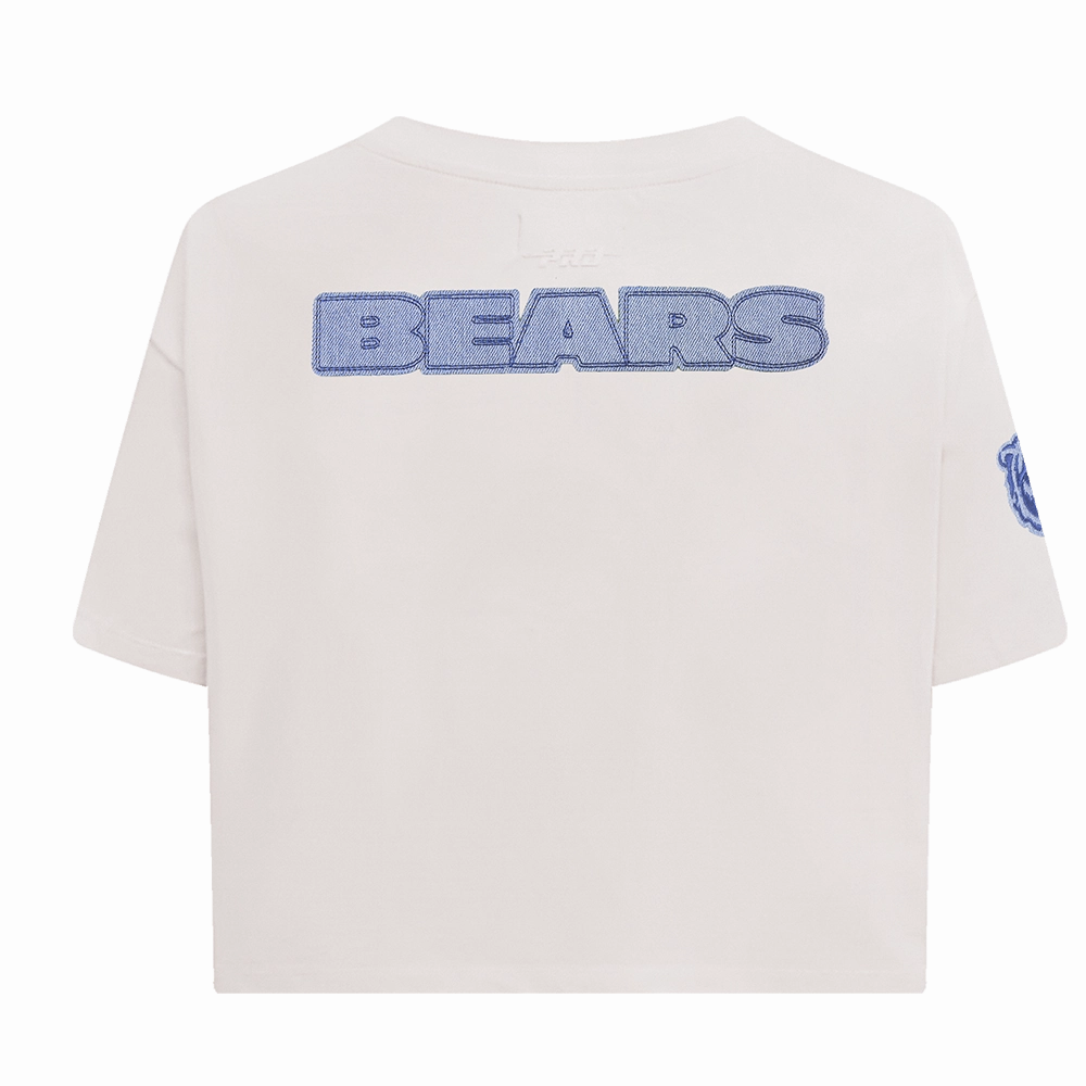 NFL CHICAGO BEARS VARSITY BLUES WOMEN'S BOXY TEE (LINEN)