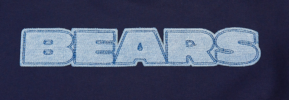 NFL CHICAGO BEARS VARSITY BLUES WOMEN'S CREWNECK (MIDNIGHT NAVY)