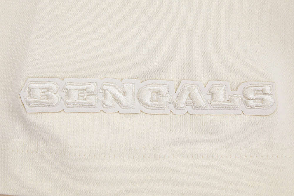 NFL CINCINNATI BENGALS NEUTRAL DROP SHOULDER MEN'S TEE (EGGSHELL)