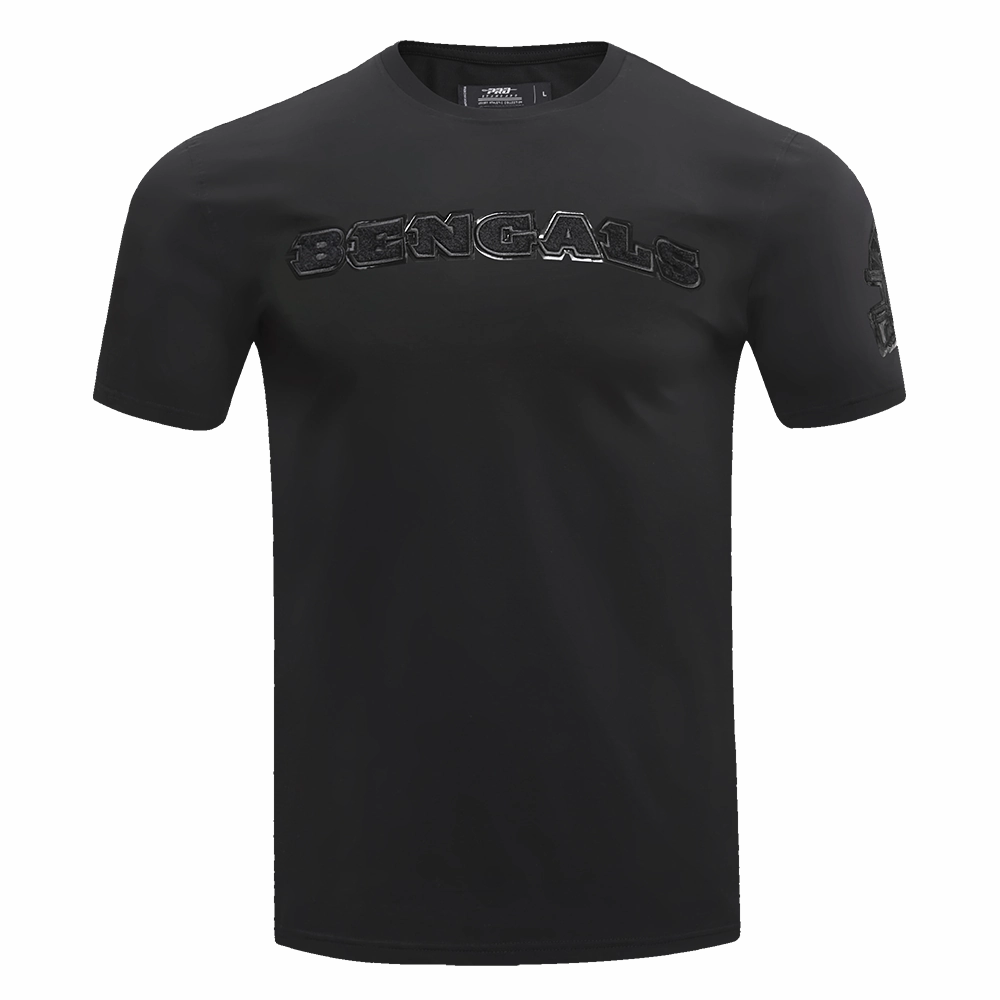 NFL CINCINNATI BENGALS TRIPLE BLACK MEN'S TEE (TRIPLE BLACK)