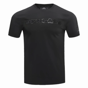 NFL CINCINNATI BENGALS TRIPLE BLACK MEN'S TEE (TRIPLE BLACK)