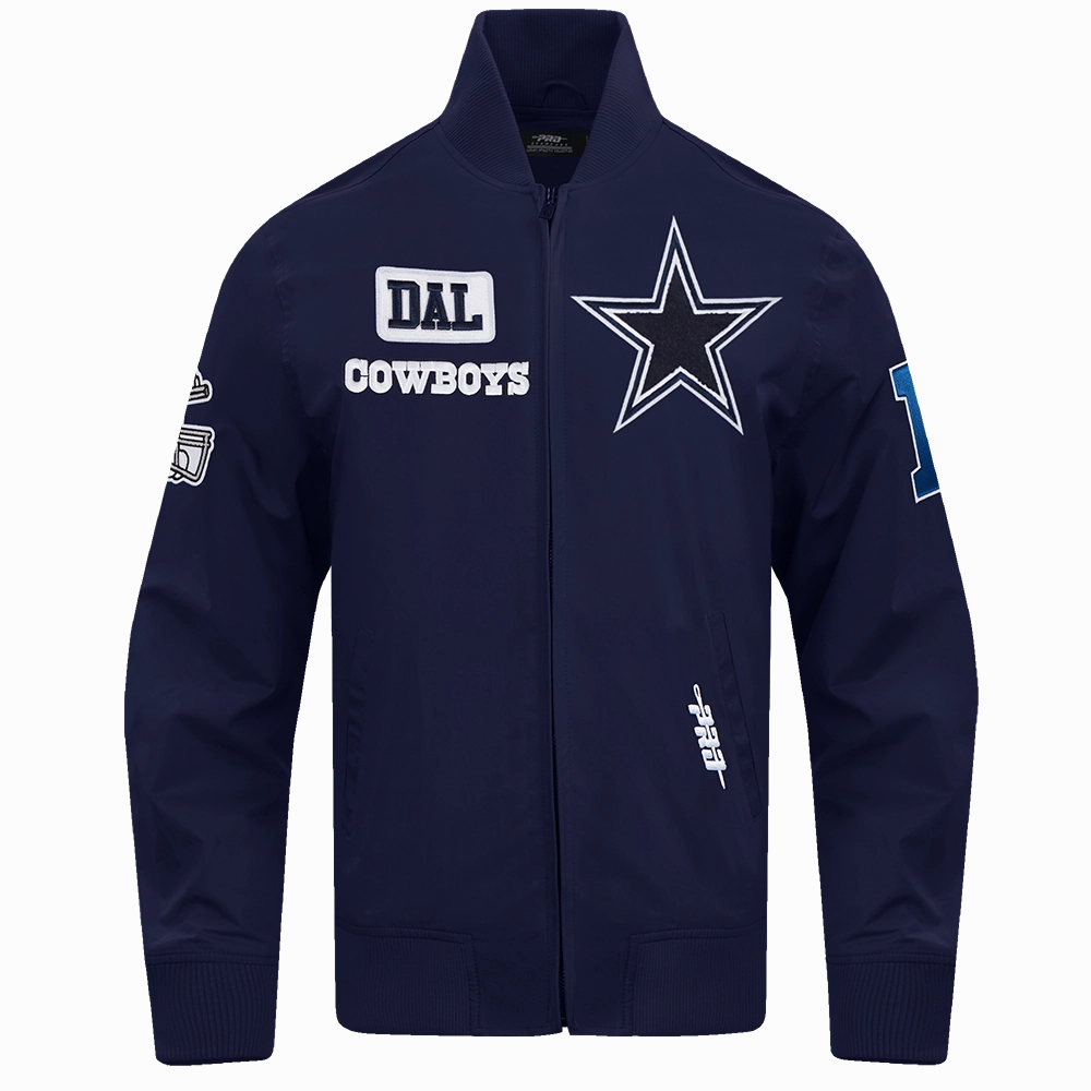 NFL DALLAS COWBOYS AREA CODE M TWILL JACKET (MIDNIGHT NAVY)