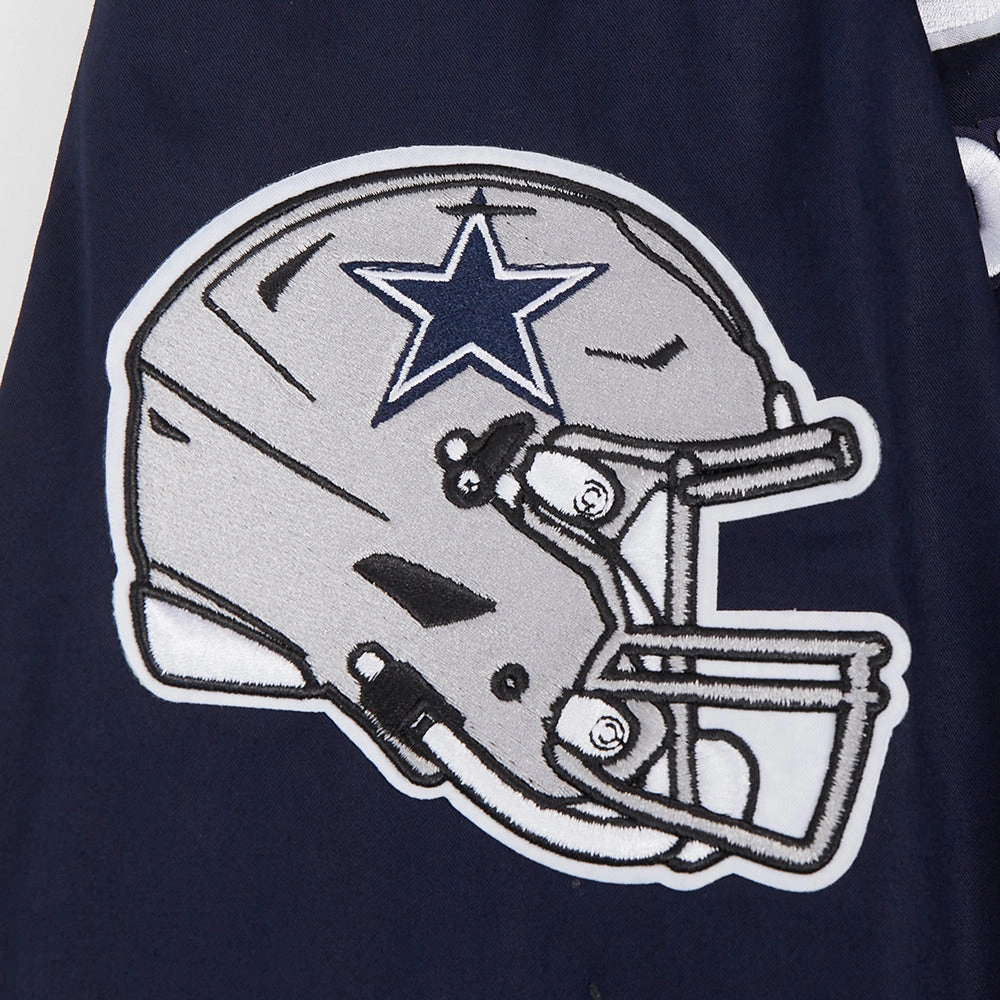 NFL DALLAS COWBOYS AREA CODE M TWILL JACKET (MIDNIGHT NAVY)