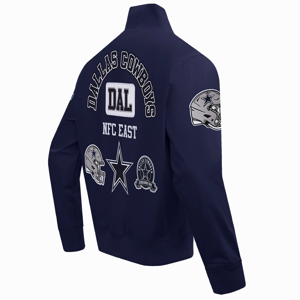 NFL DALLAS COWBOYS AREA CODE M TWILL JACKET (MIDNIGHT NAVY)