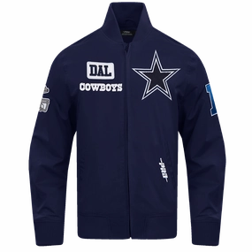 NFL DALLAS COWBOYS AREA CODE M TWILL JACKET (MIDNIGHT NAVY)