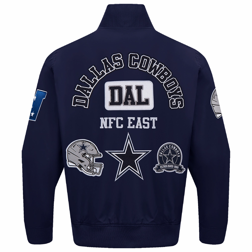 NFL DALLAS COWBOYS AREA CODE M TWILL JACKET (MIDNIGHT NAVY)