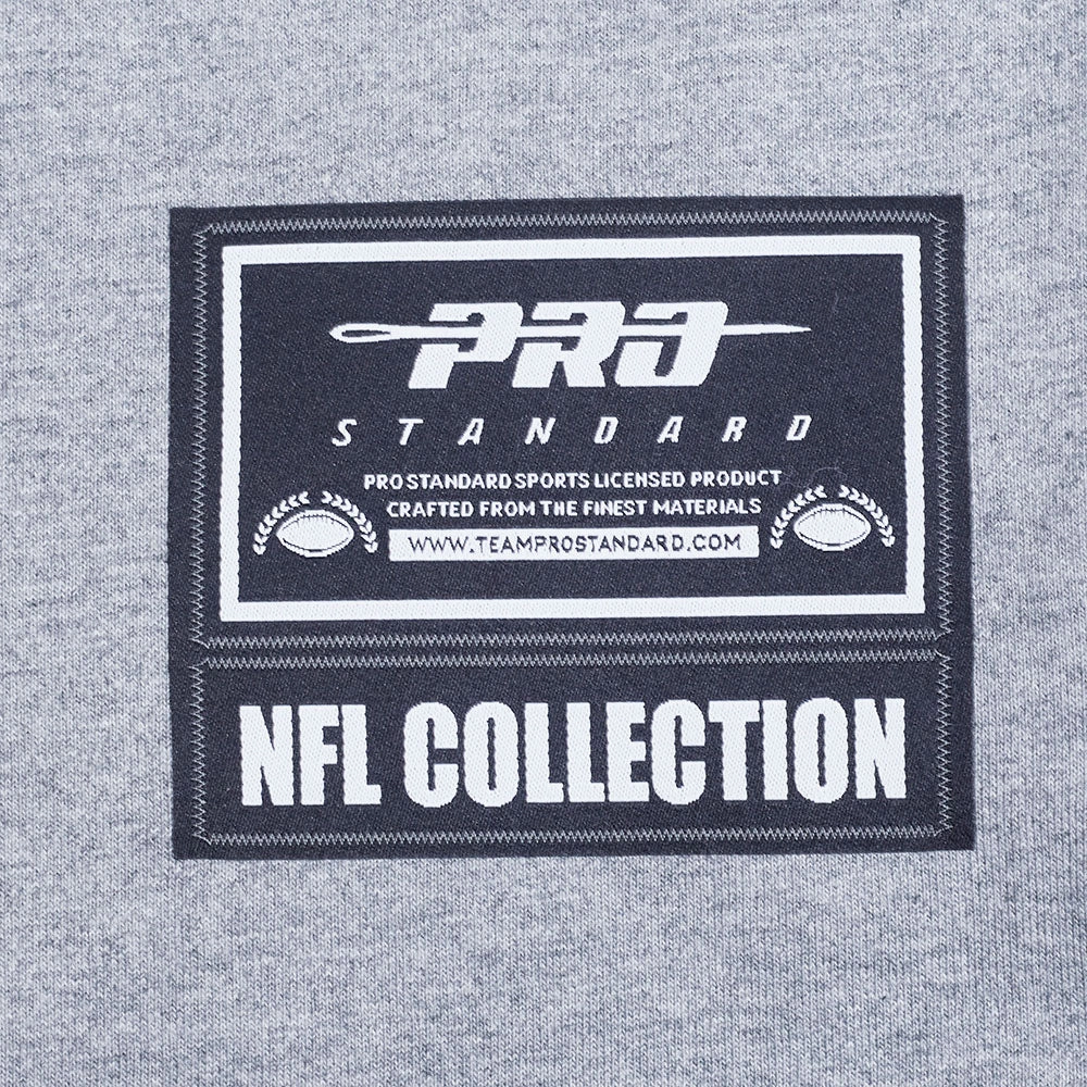 NFL DALLAS COWBOYS CITY TOUR 2.0 MEN'S COTTON JERSEY DROP SHOULDER TEE (DARK HEATHER GRAY)