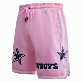 NFL DALLAS COWBOYS CLASSIC CHENILLE DK SHORT (PINK)