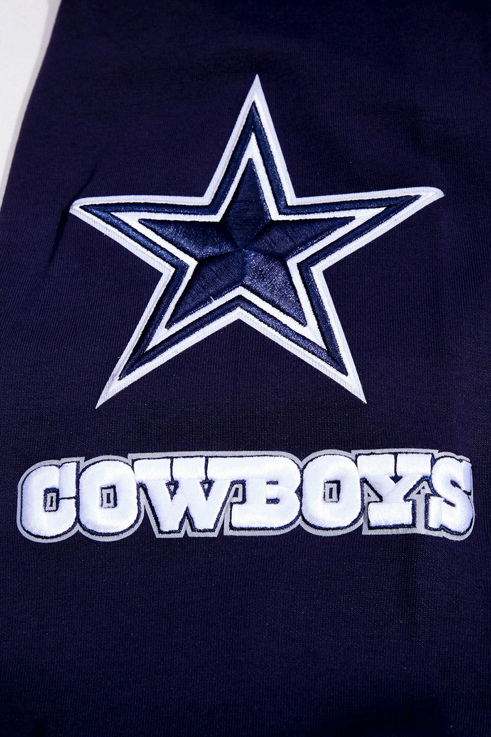 NFL DALLAS COWBOYS CLASSIC CHENILLE MEN'S PULLOVER HOODIE (MIDNIGHT NAVY)