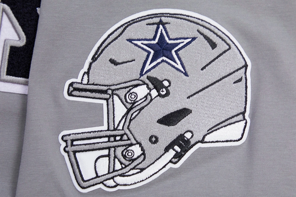 NFL DALLAS COWBOYS CLASSIC CHENILLE MEN'S TEE (GRAY)