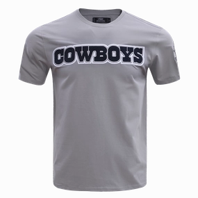 NFL DALLAS COWBOYS CLASSIC CHENILLE MEN'S TEE (GRAY)