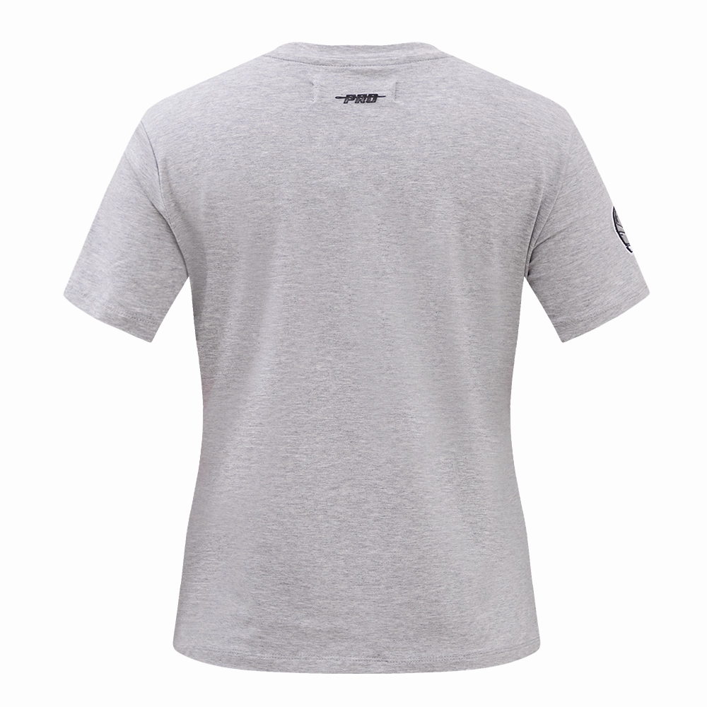NFL DALLAS COWBOYS CLASSIC SHORT SLEEVE WOMEN'S SLIM FIT TEE (HEATHER GREY)